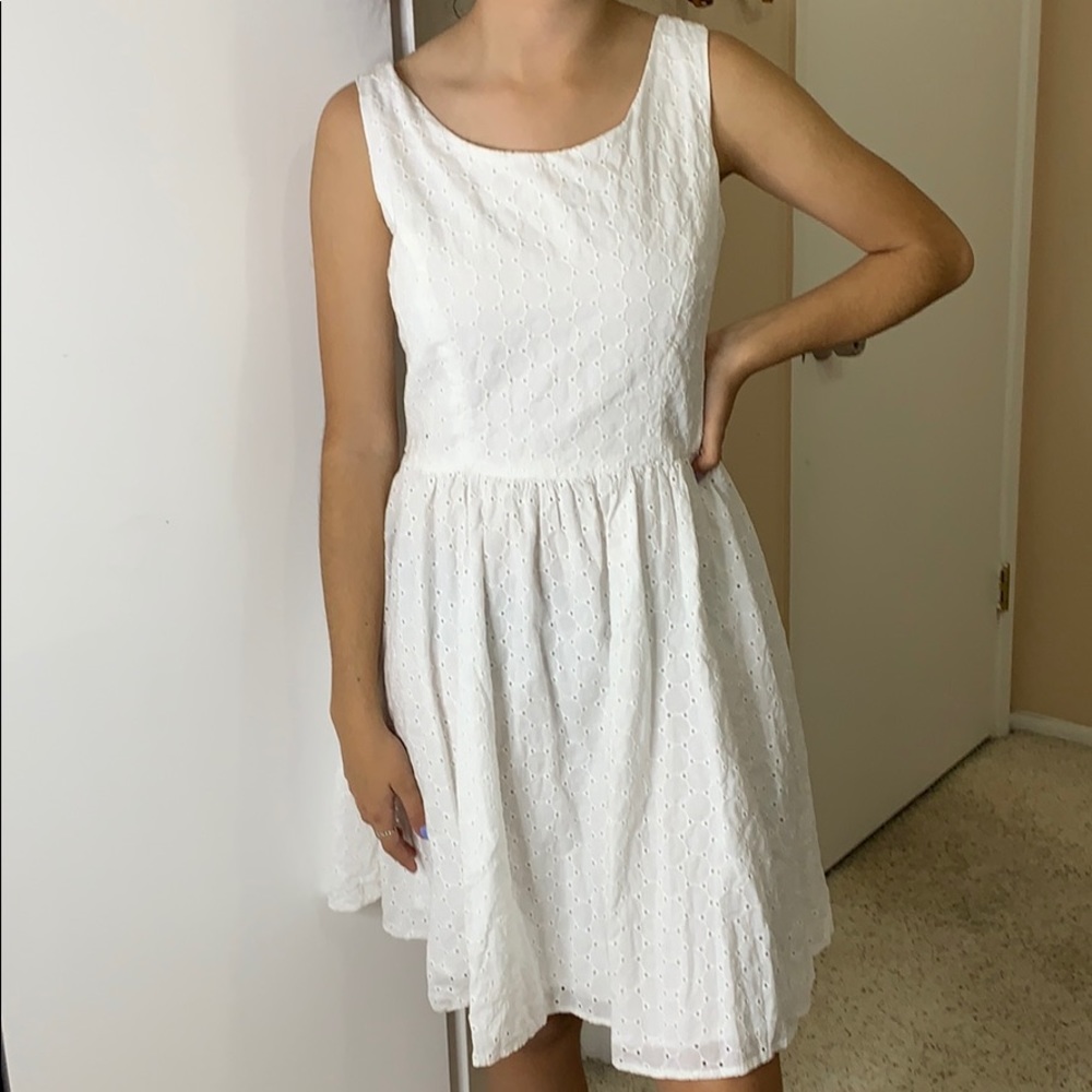white dress